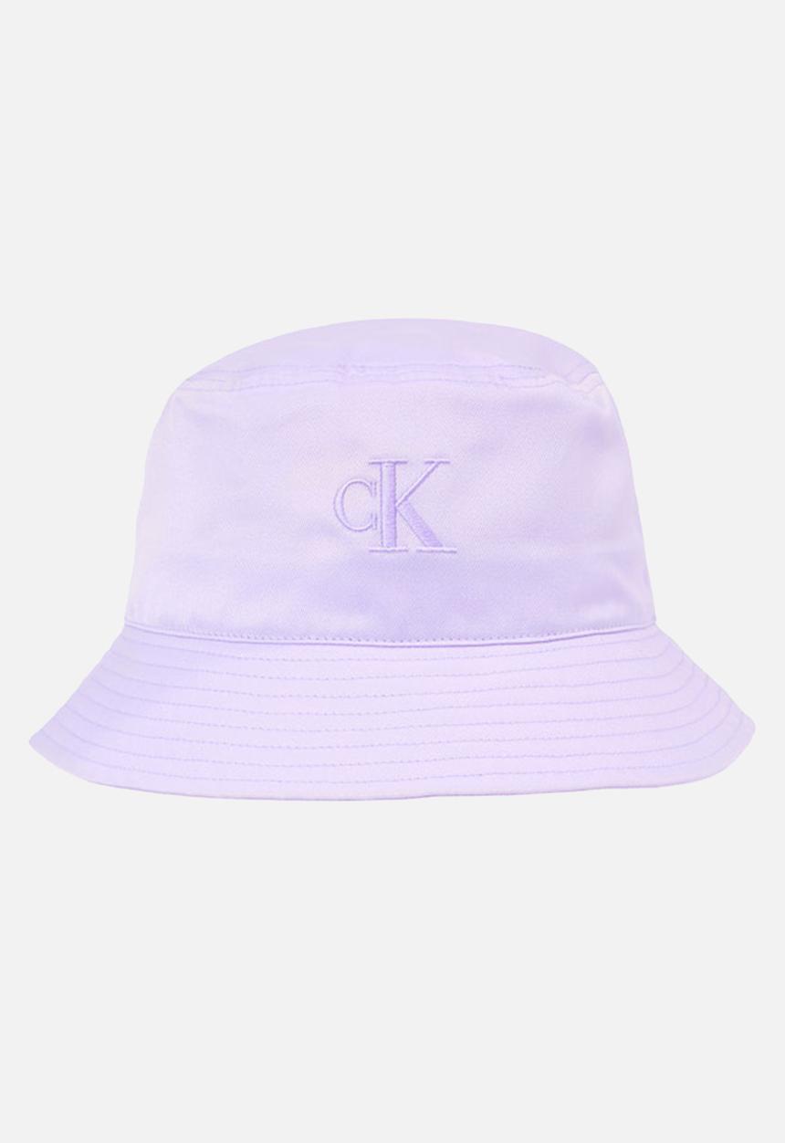 Calvin Klein - Monogram embro bucket hat - pastel lilac
