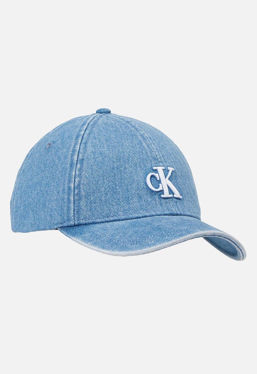 Calvin Klein - Block denim cap - blue