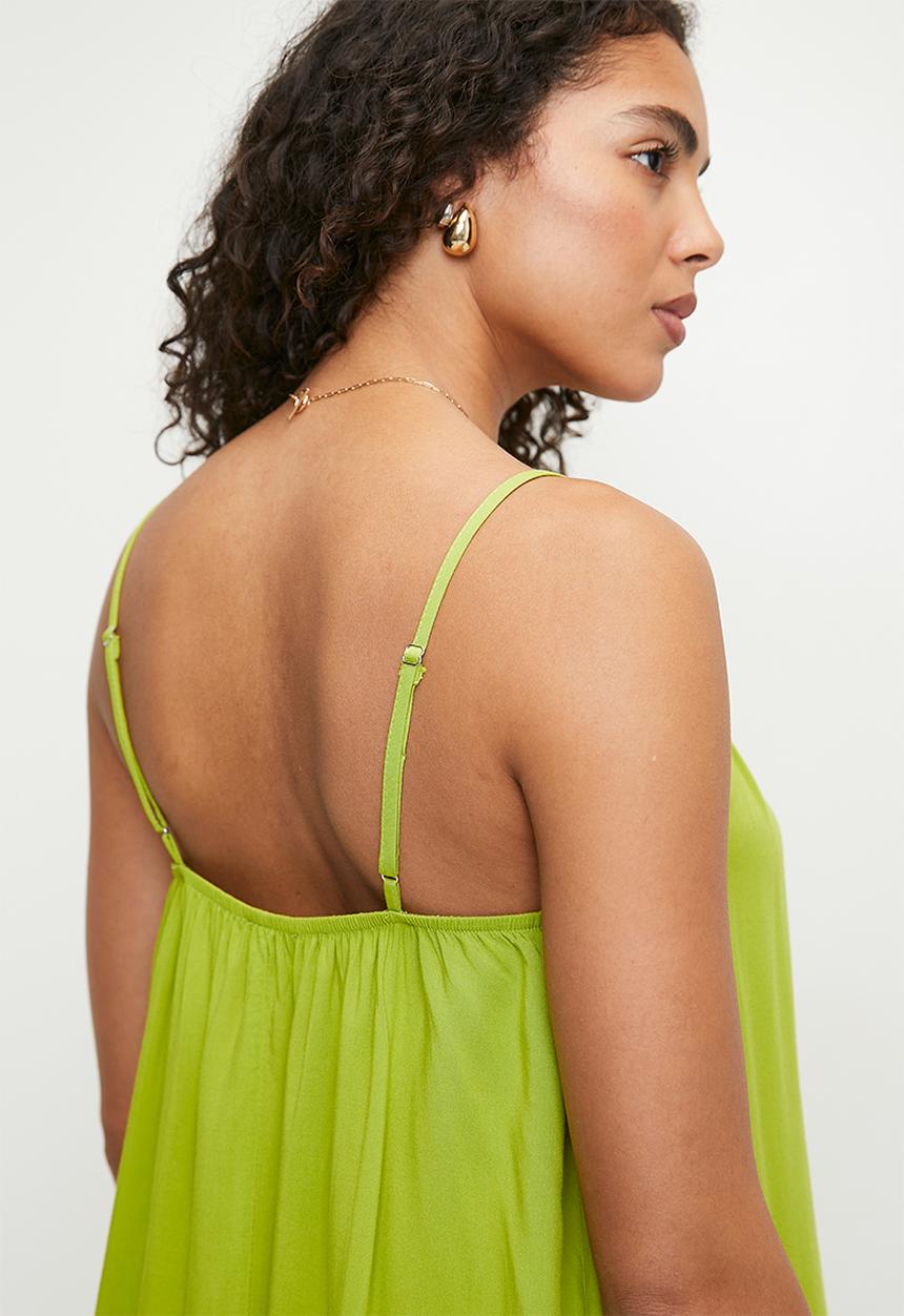 Superbalist - Mini Trapeze Dress - Green