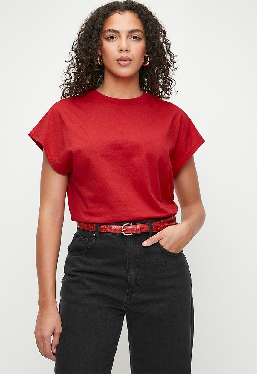 Superbalist - Grown On Sleeve Tee - Red