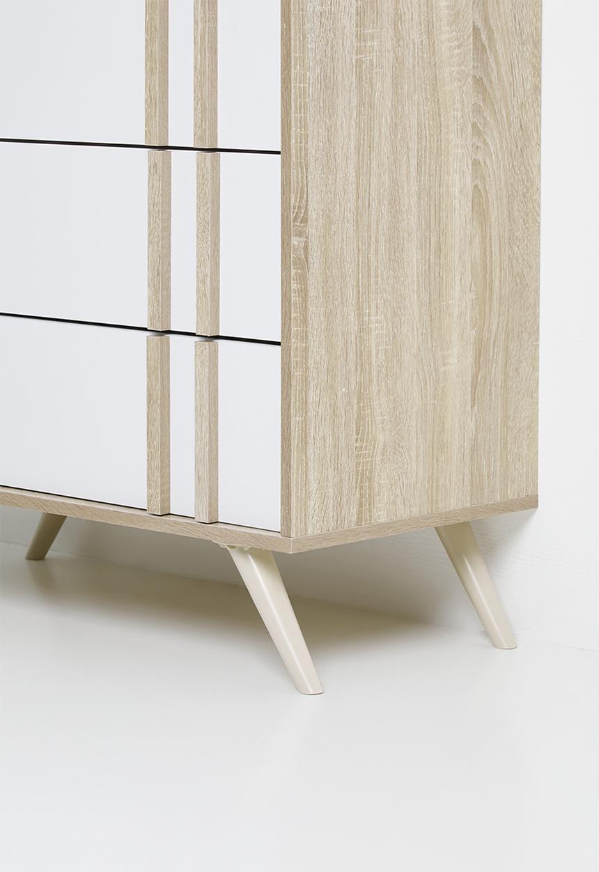 Sixth Floor - Kara 5 drawer - natural
