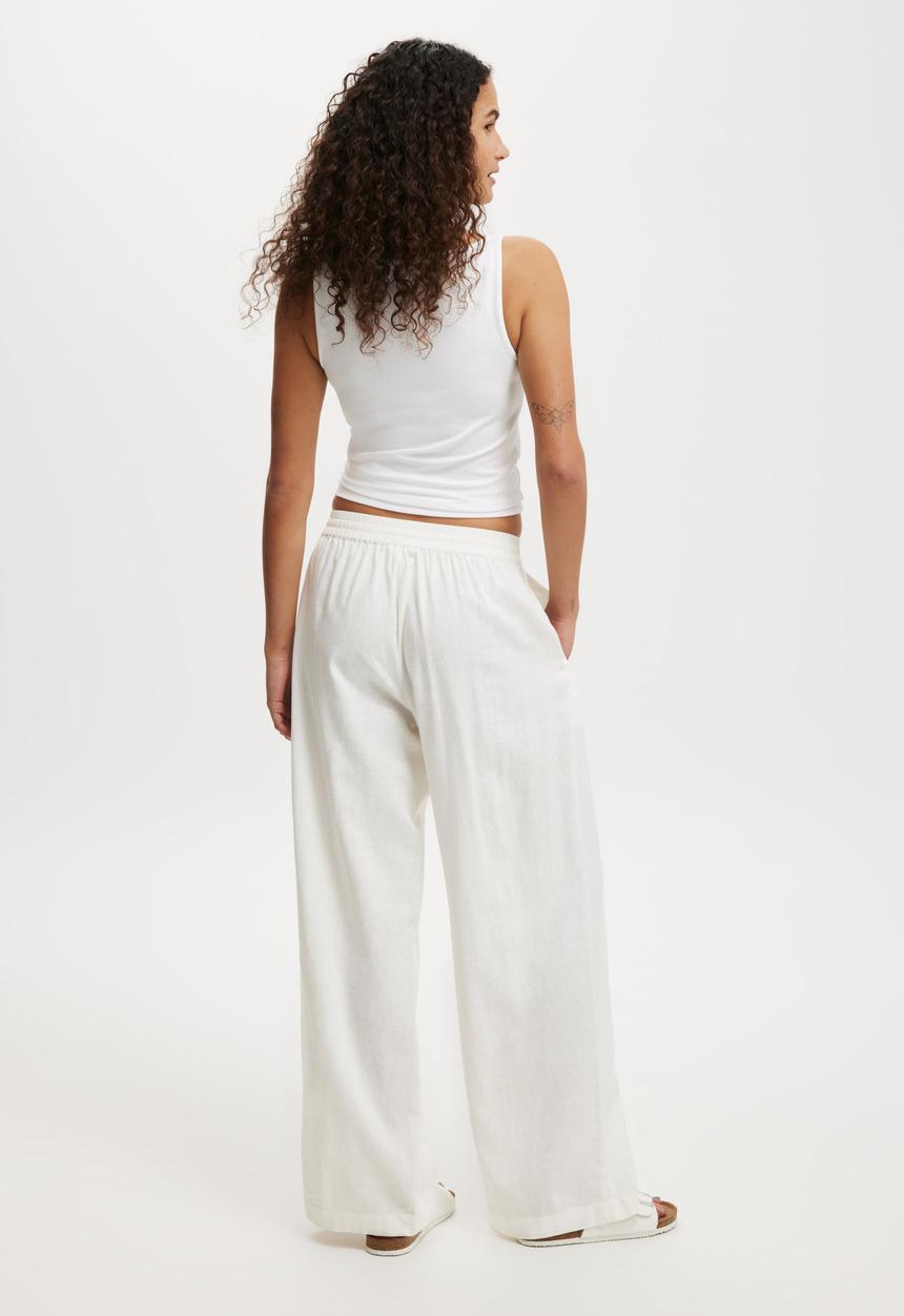 Cotton On - Haven Wide Leg Pant - White