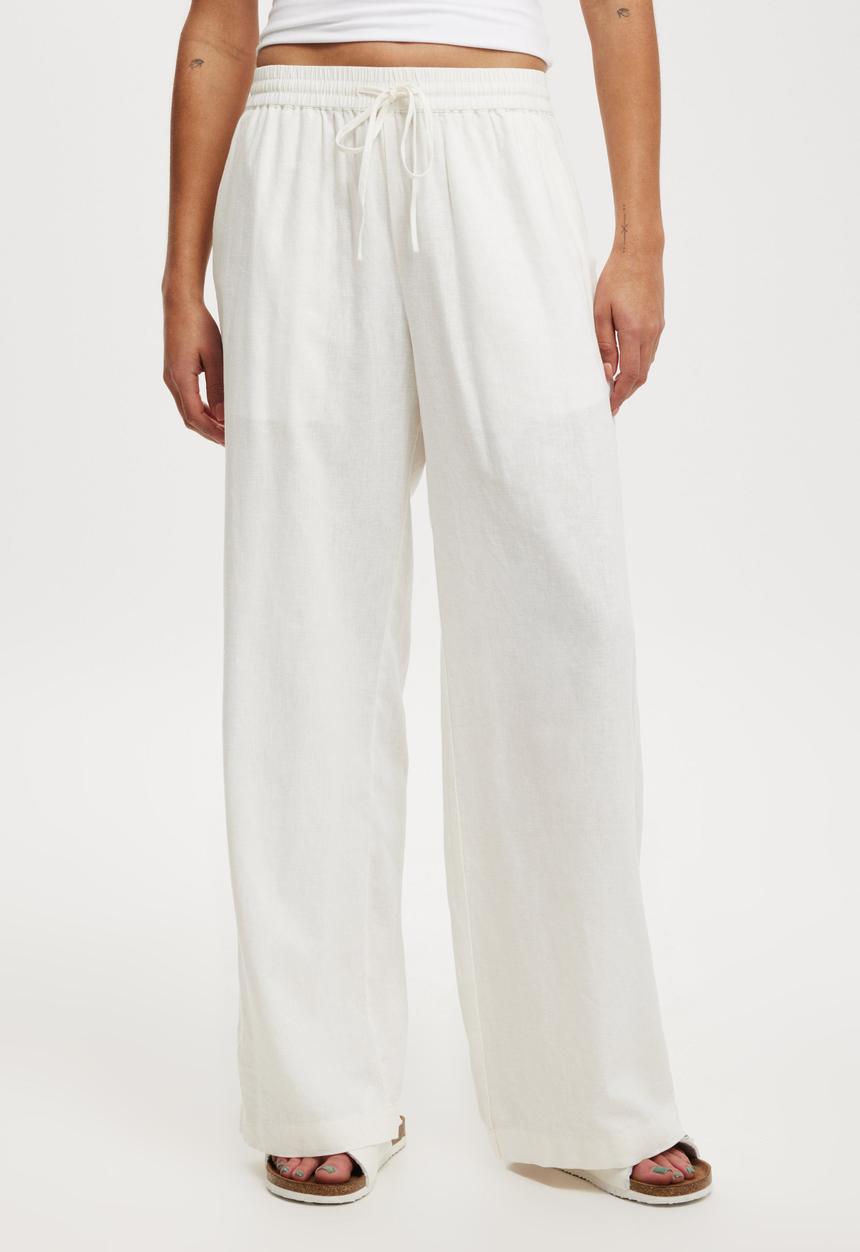 Cotton On - Haven Wide Leg Pant - White
