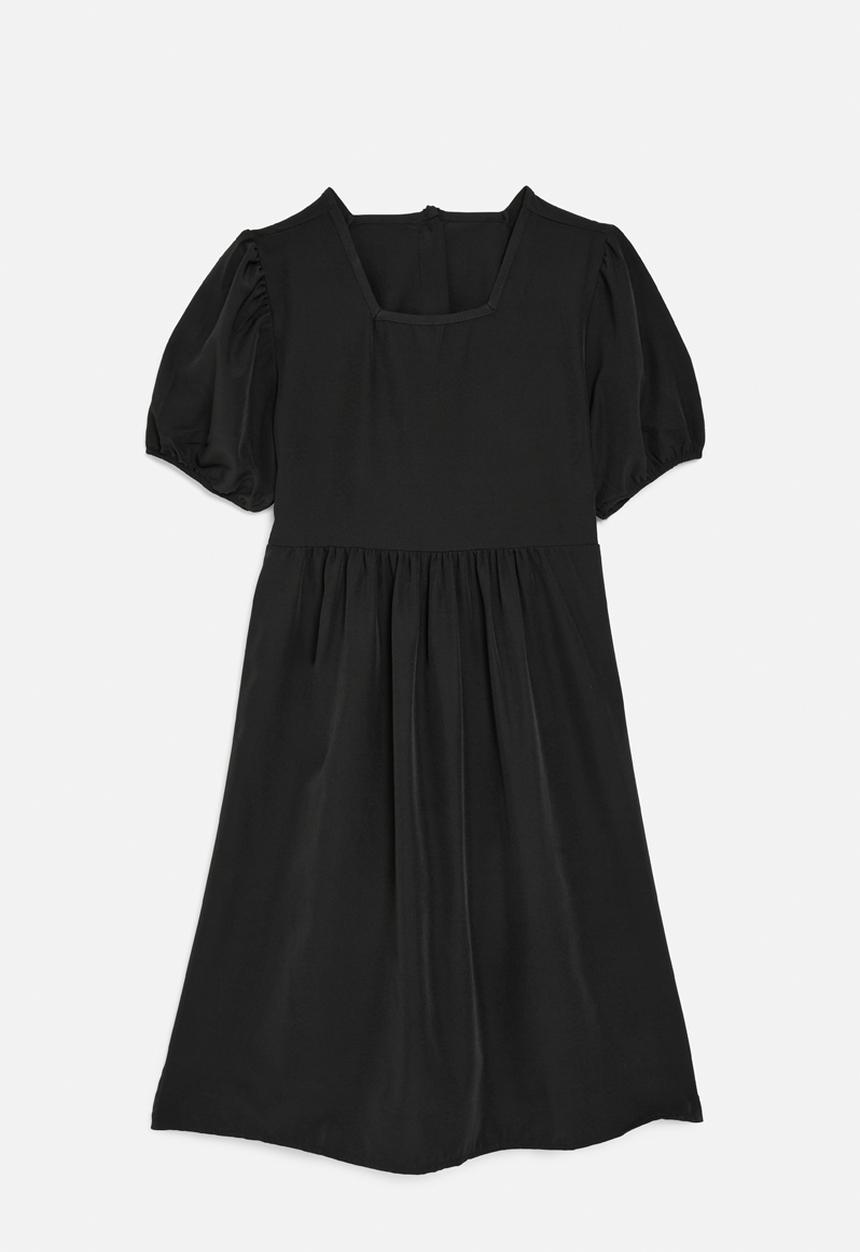 Pop Candy - Puff sleeve dress - black