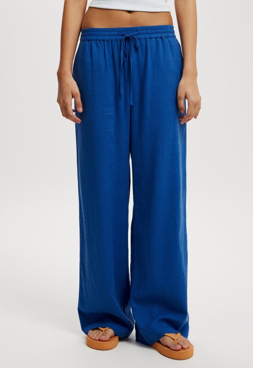 Cotton On - Haven Wide Leg Pant - Nautical Blue