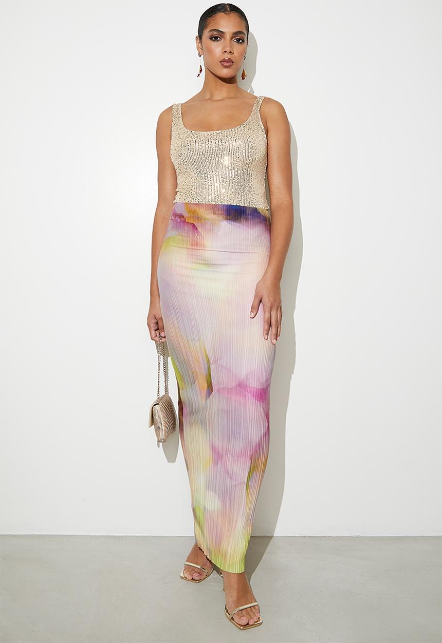 Superbalist - Scoop sequins bodysuit - gold