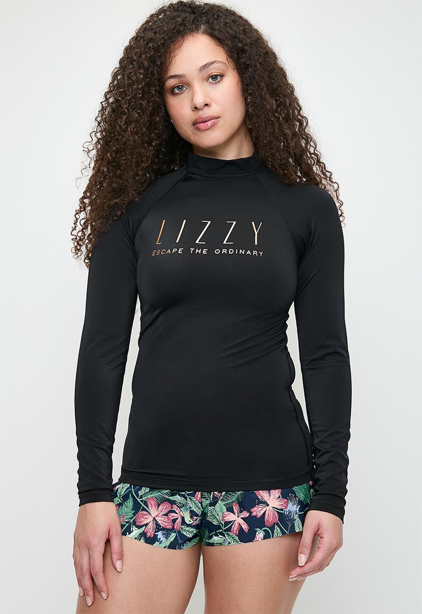 Lizzy - Forelle Ladies Long sleeve rashie - Black