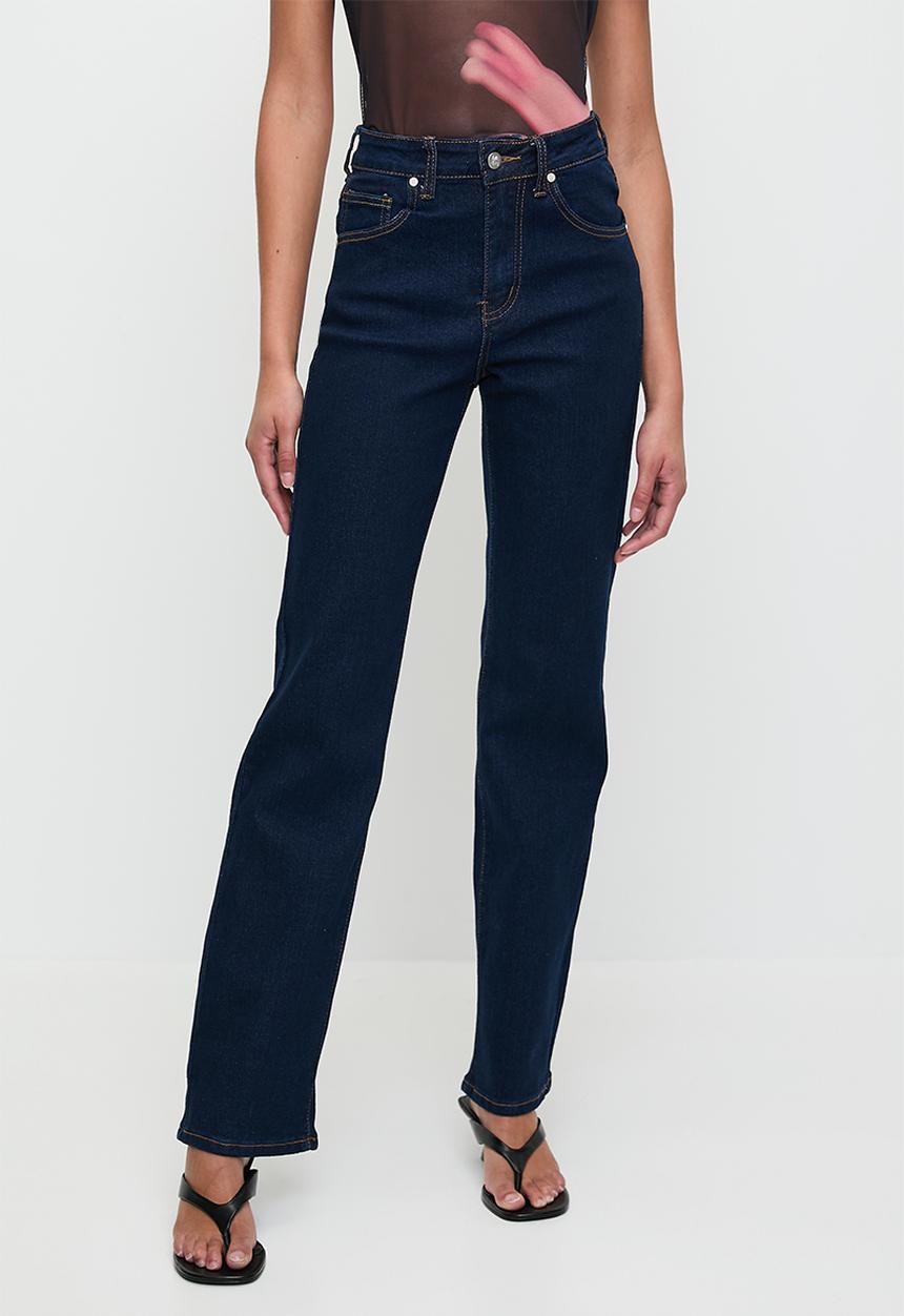 Me&B - Straight Leg Jeans In Dark Wash - Dark Wash