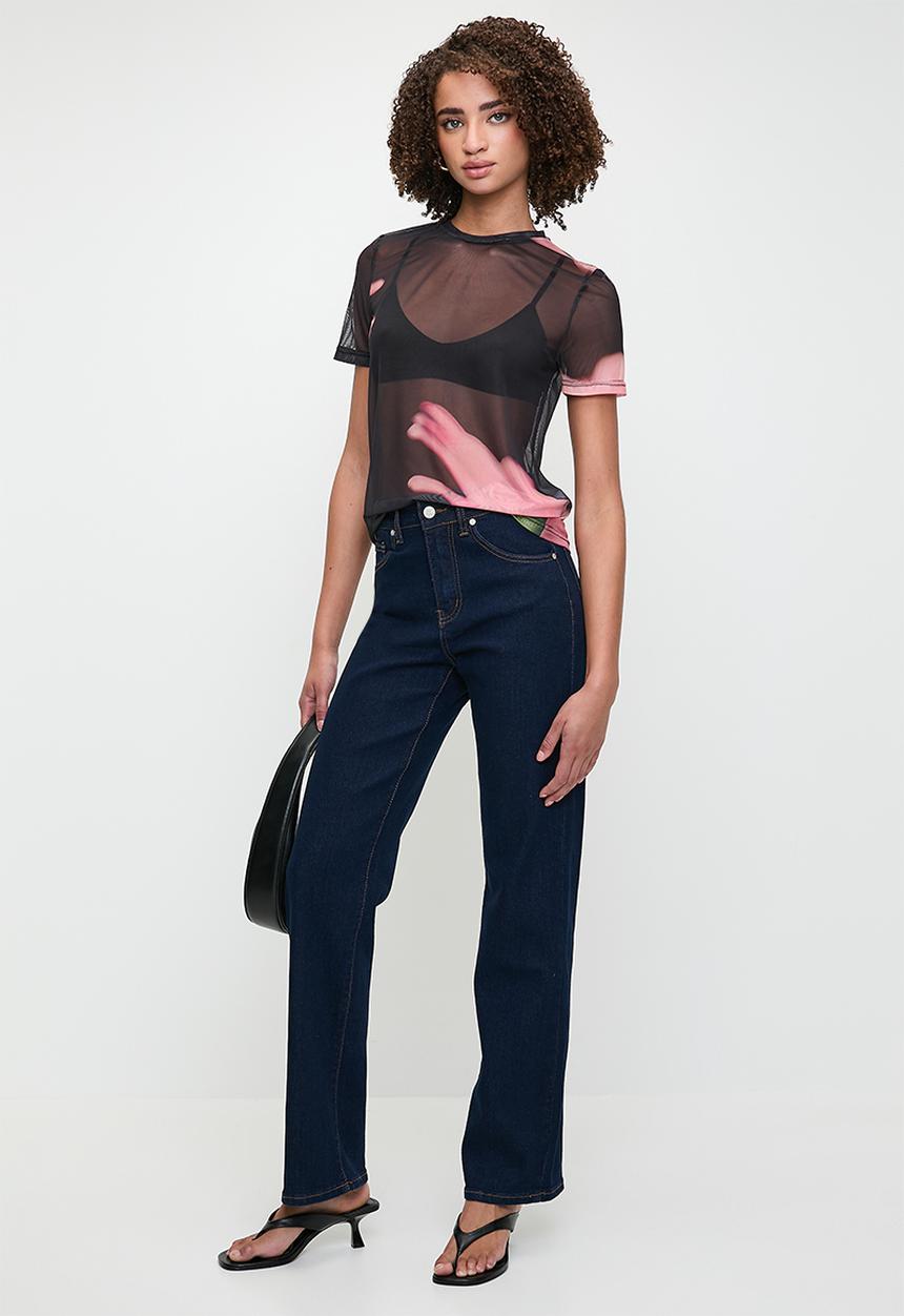 Me&B - Straight Leg Jeans In Dark Wash - Dark Wash