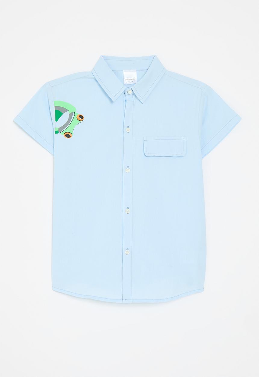 Pop Candy - Pocket button up shirt - blue