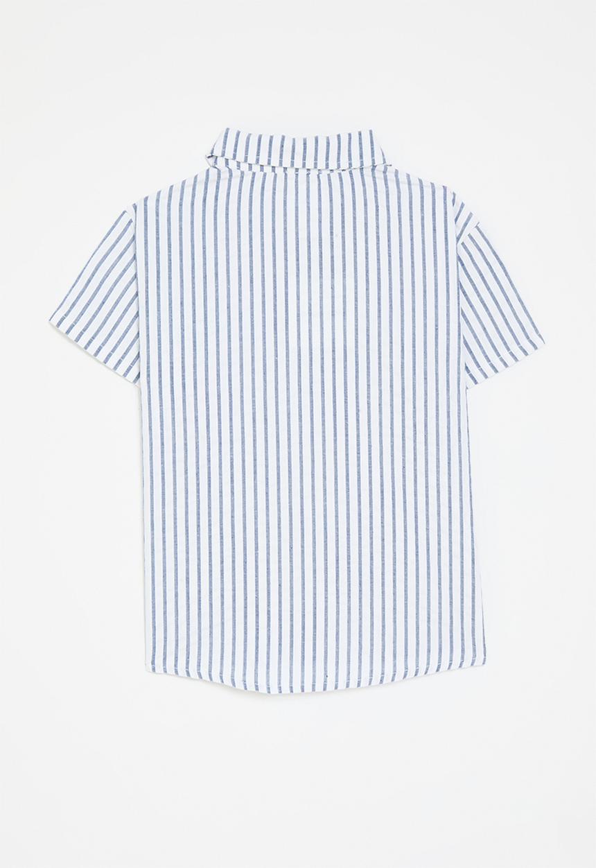 Pop Candy - Striped shirt - blue & white