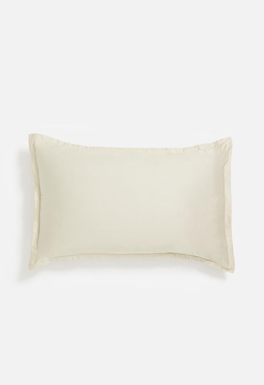 Sixth Floor - T400 Egyptian cotton oxford king pillowcase - stone