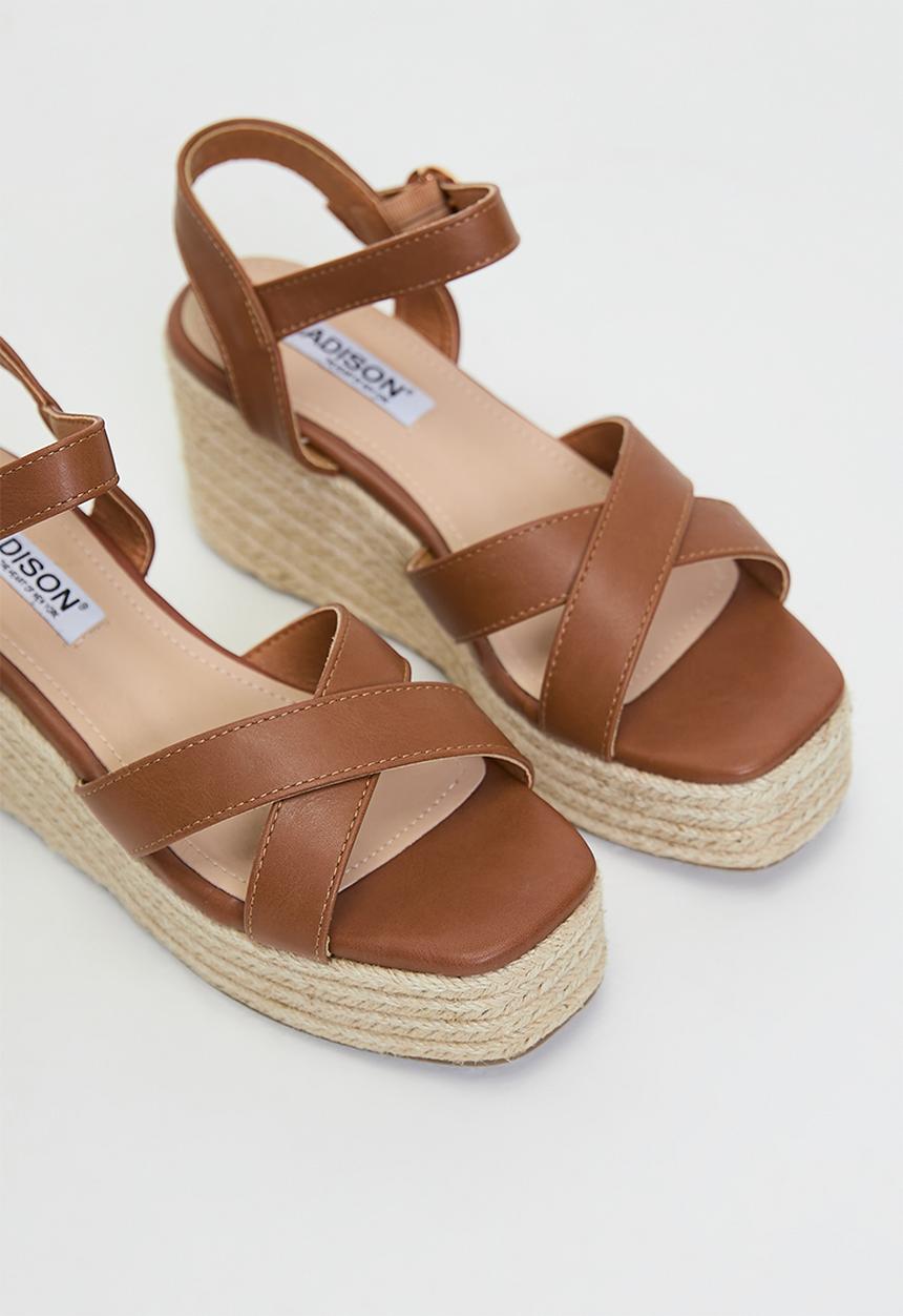 Madison® - Libby espadrille wedge - tan