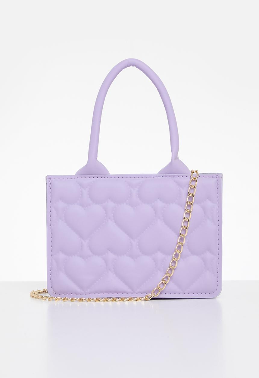 Pop Candy - Quilted handbag - lilac