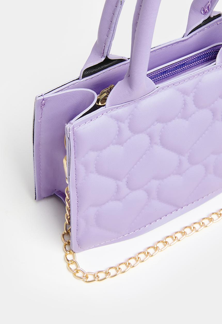 Pop Candy - Quilted handbag - lilac