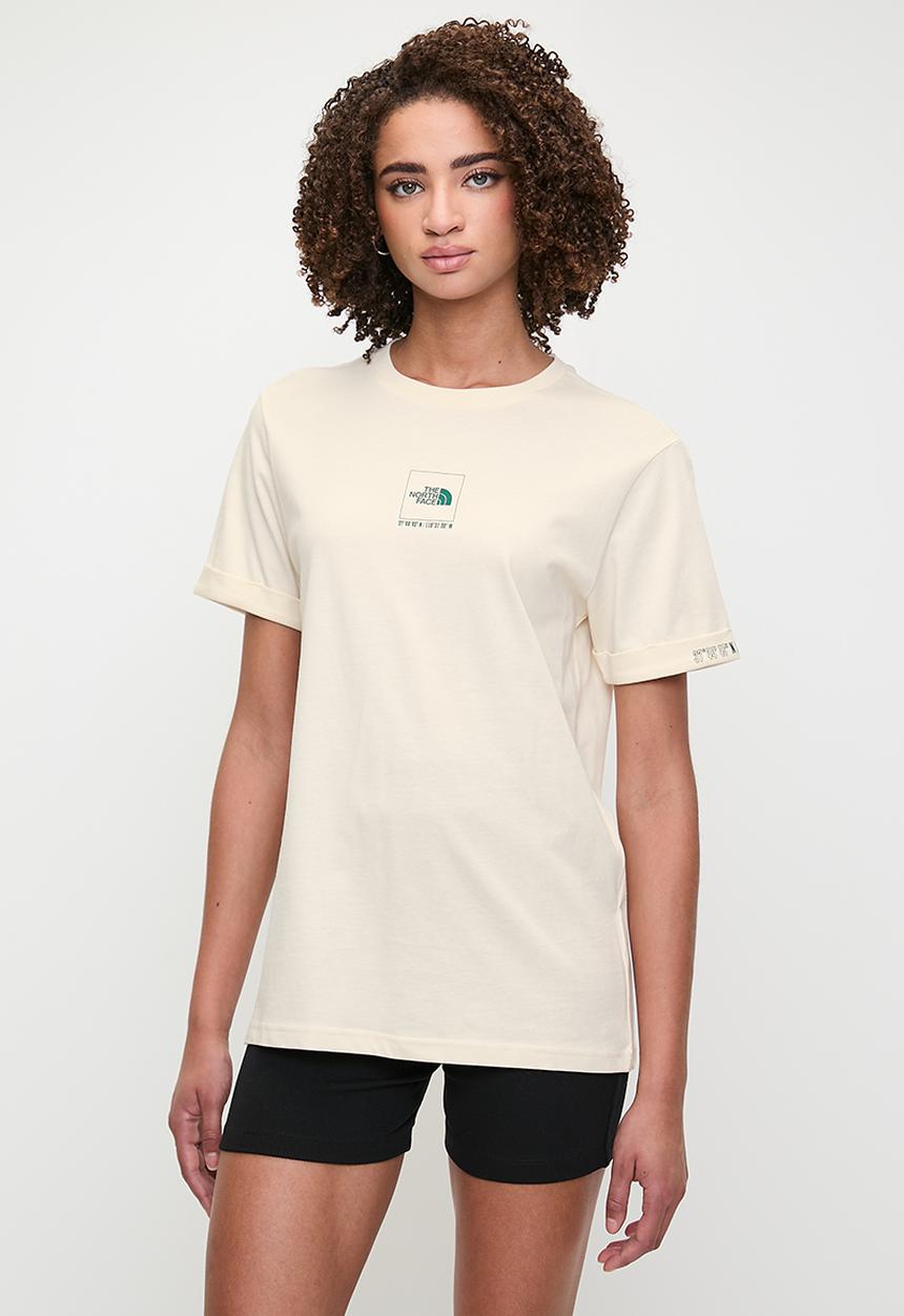 The North Face - W s/s coordinates tee - white dune