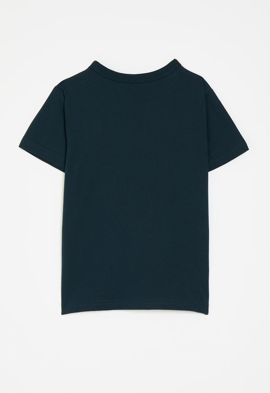 Pop Candy - Far out print tee-navy blue