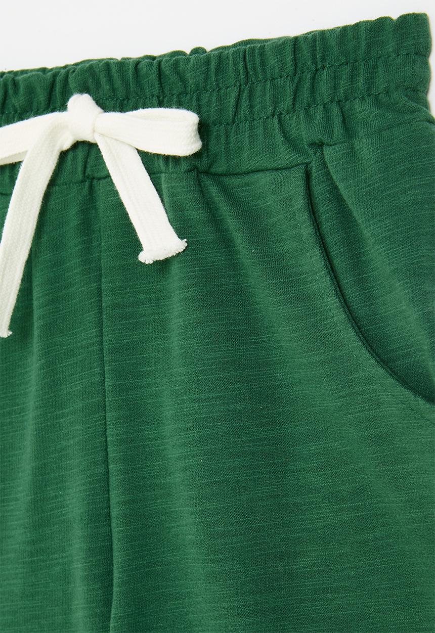 Pop Candy - Drawstring shorts - olive green