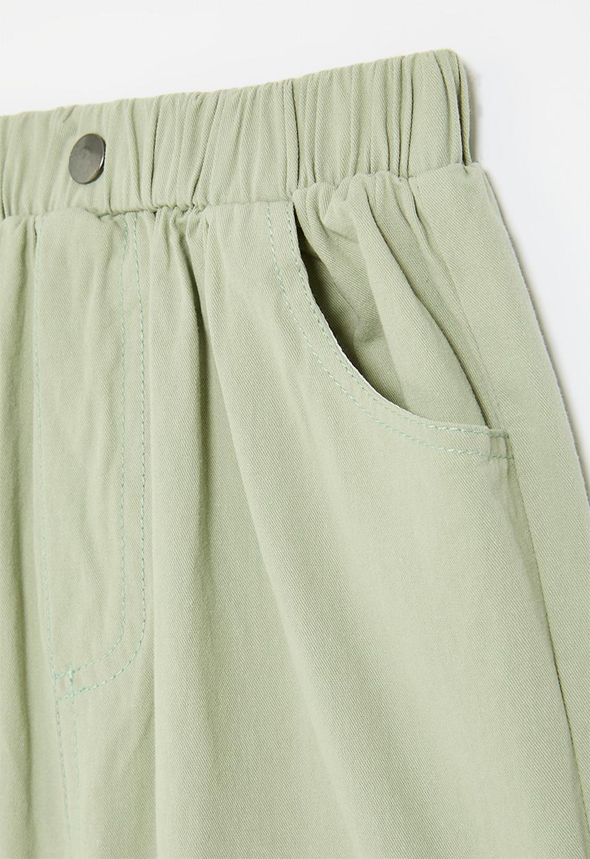 Pop Candy - Elasticated shorts-green