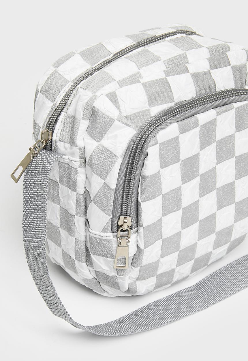 Pop Candy - Checkerboard shoulder bag - grey