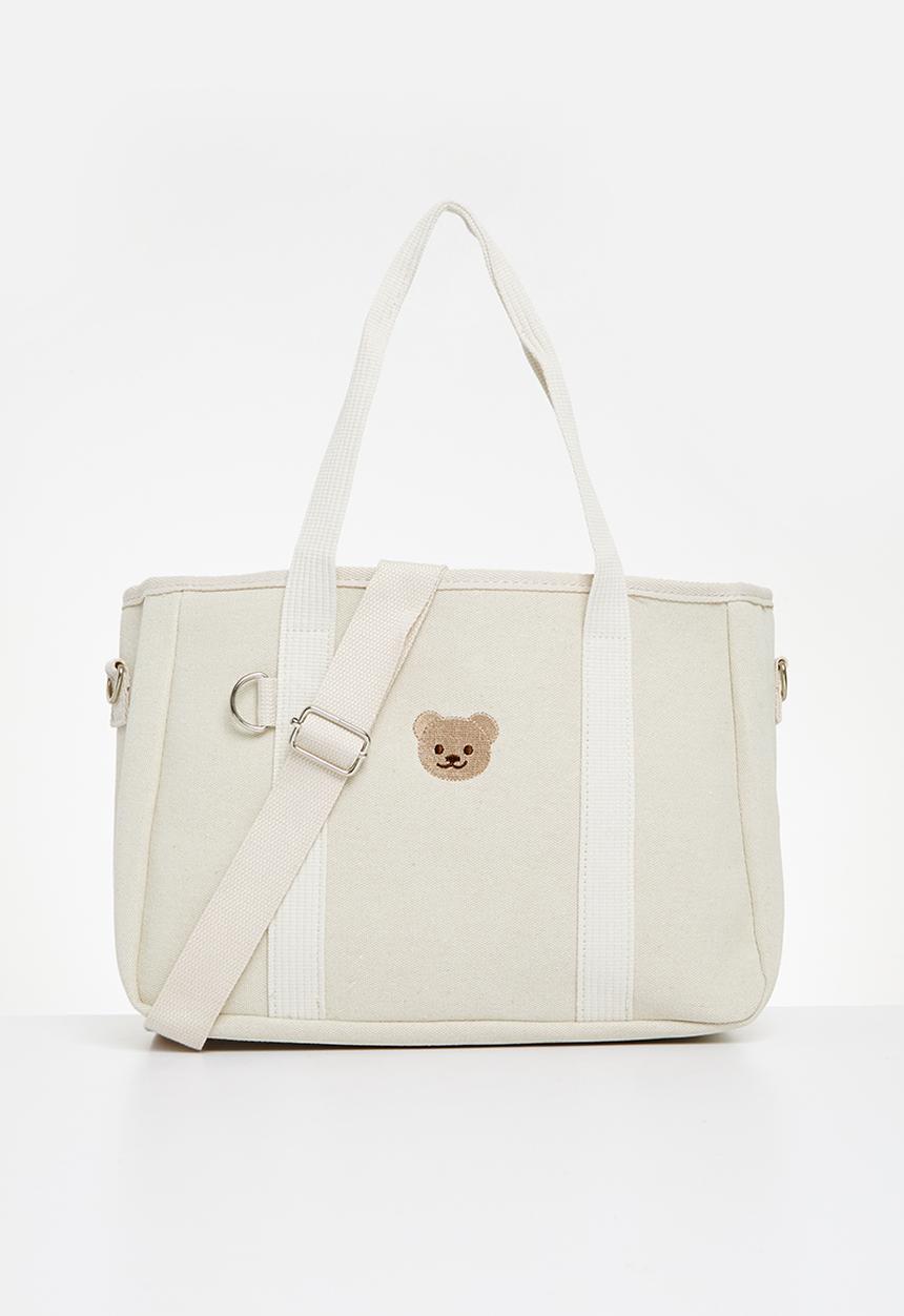 Pop Candy - Tote diaper bag - ecru