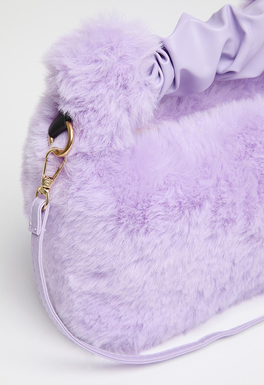 Pop Candy - Plush handbag-purple