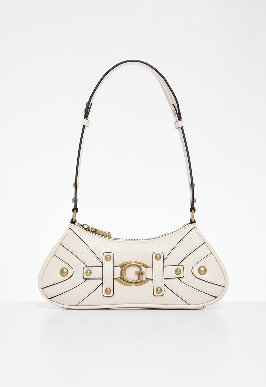 GUESS - Mintha mini top zip shldr bag - stone