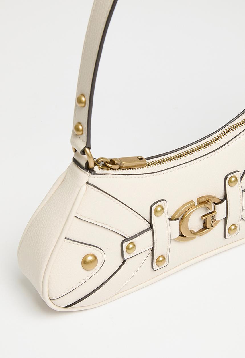 GUESS - Mintha mini top zip shldr bag - stone