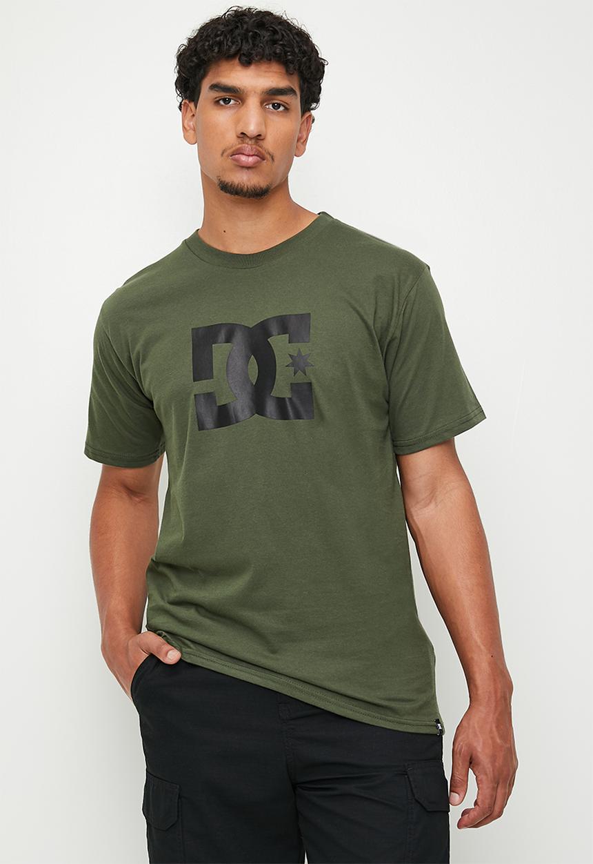 DC - DC Star Short Sleeve Dark Green Logo - Deep Depths