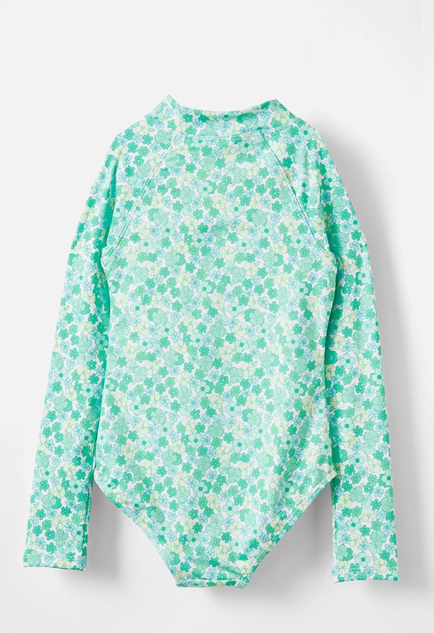 Cotton On - Lydia one piece - vanilla/green ditsy floral