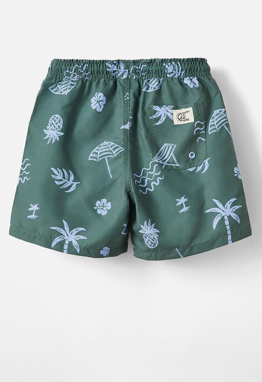 Cotton On - Bailey board short - swag green/beach club