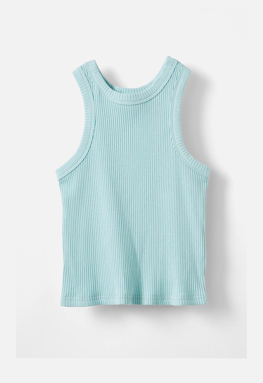 Cotton On - Eleanor tank - barber blue