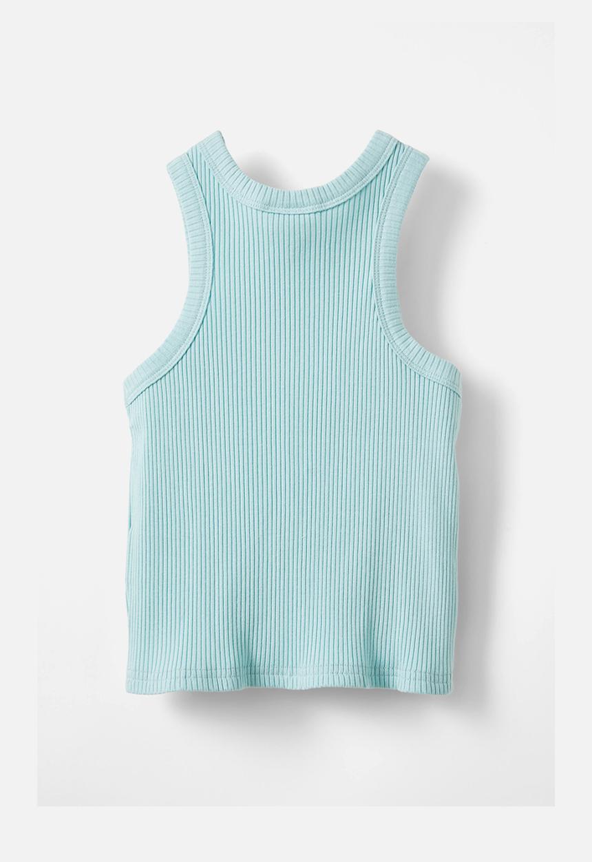 Cotton On - Eleanor tank - barber blue