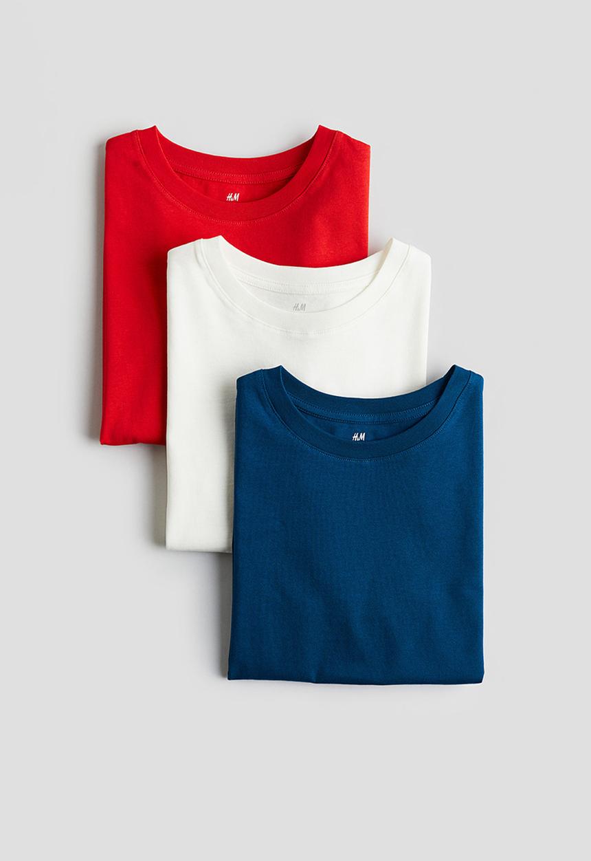 H&M - 3-Pack T-shirts - multi
