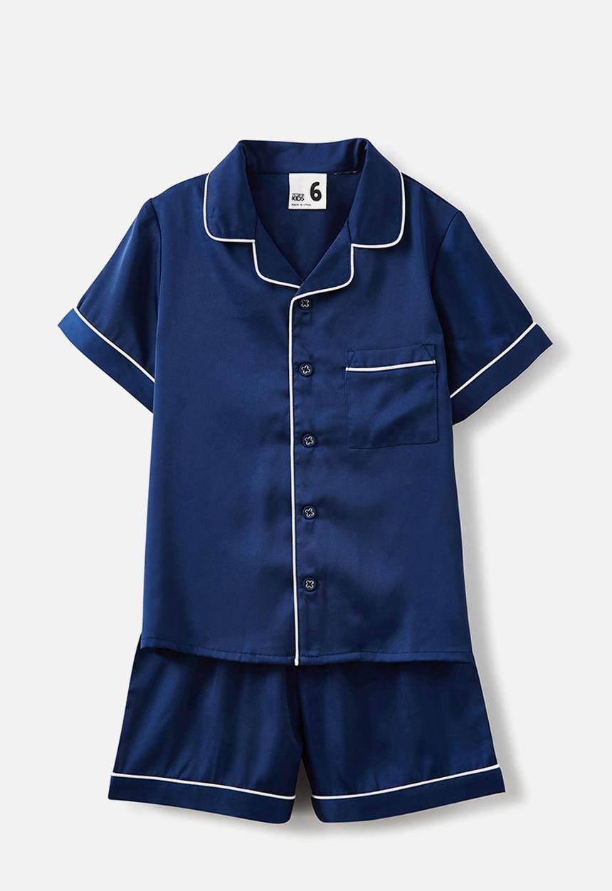 Cotton On - Casey short sleeve pyjama set - in the navy