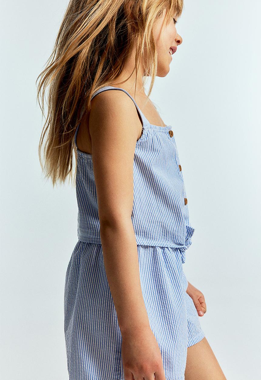 H&M - 2-Piece set - light blue & striped