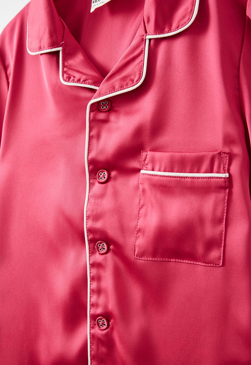 Cotton On - Casey short sleeve pyjama set - festive fuschia