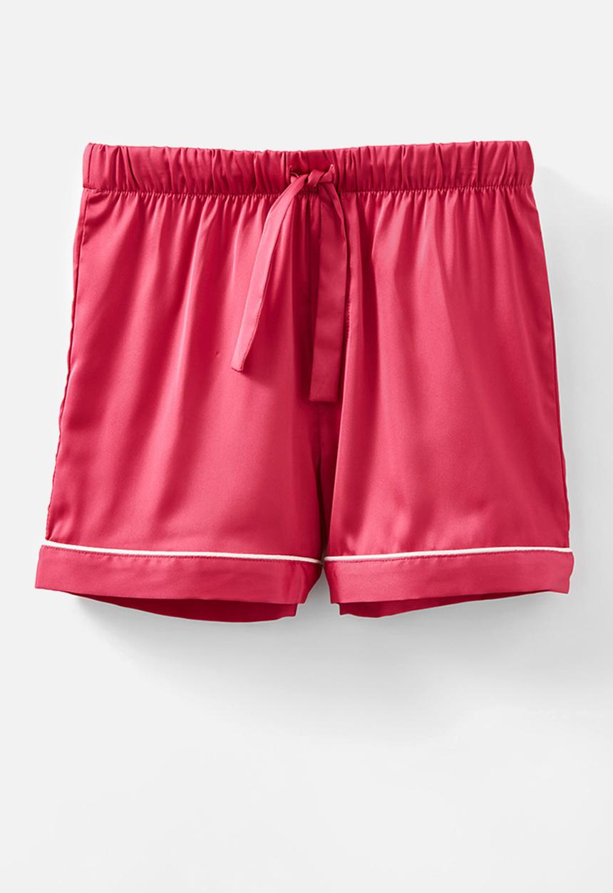 Cotton On - Casey short sleeve pyjama set - festive fuschia