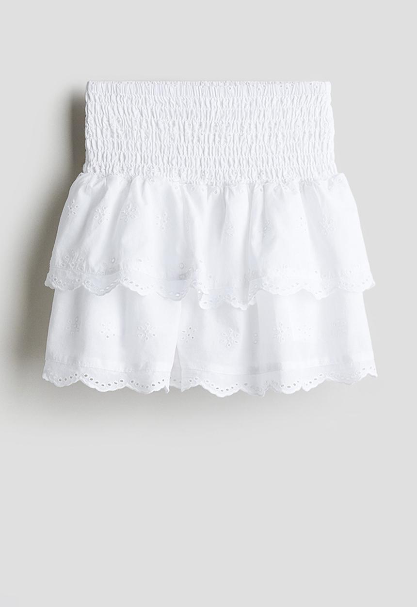 H&M - Tiered skirt - white