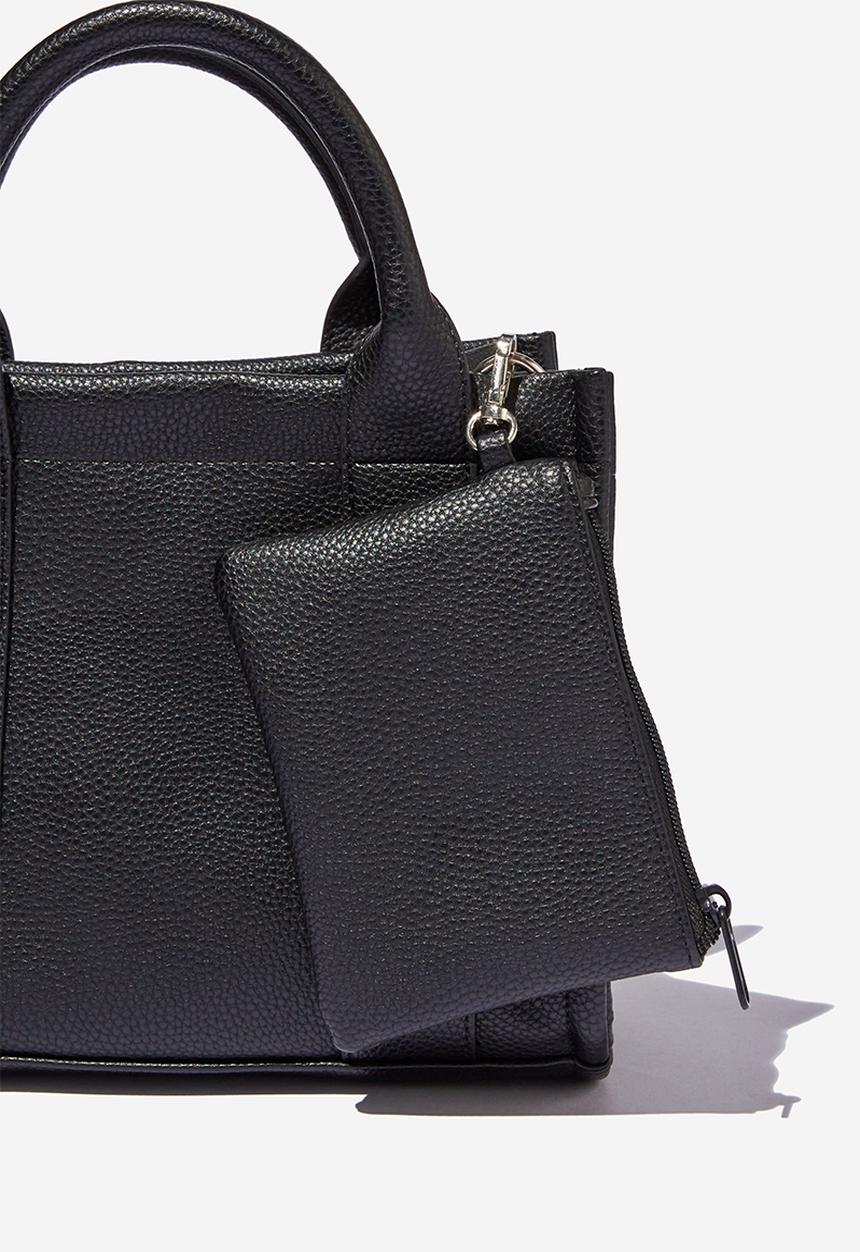 Rubi - The midi stand by tote - black pebble