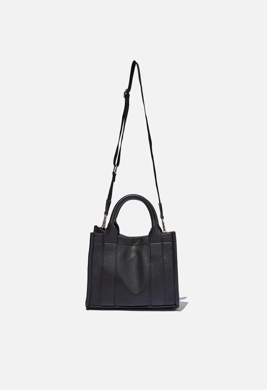 Rubi - The midi stand by tote - black pebble