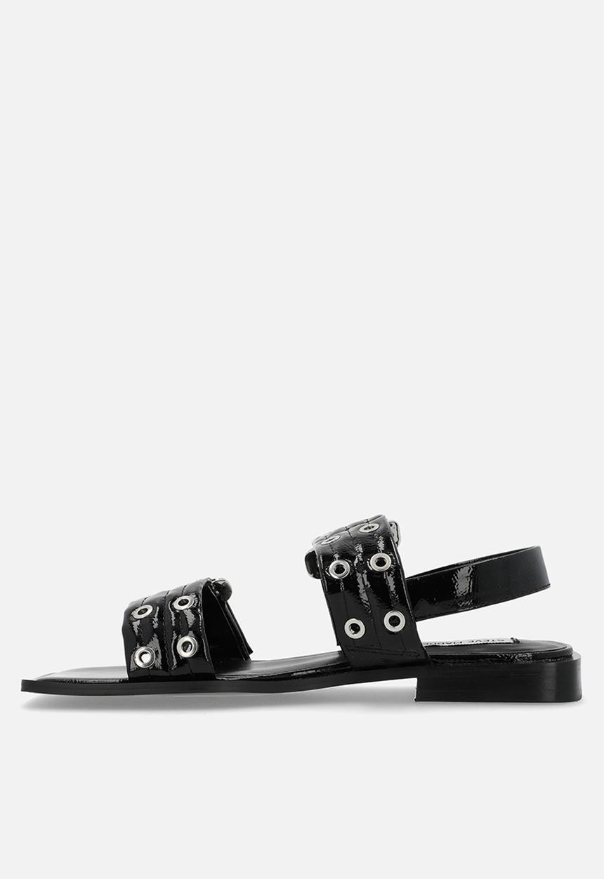 Steve Madden - Saria ankle strap sandal - blk patent