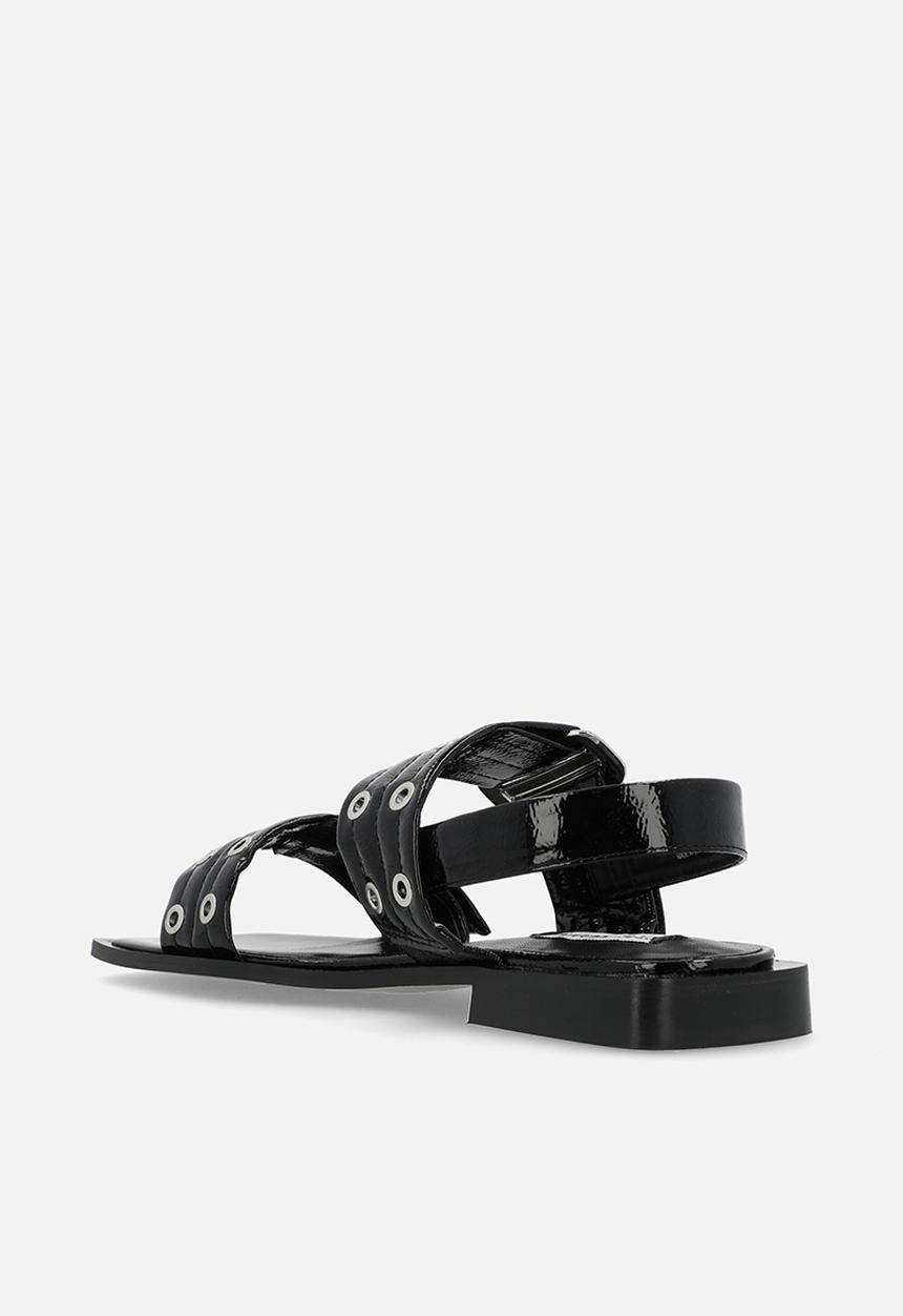 Steve Madden - Saria ankle strap sandal - blk patent