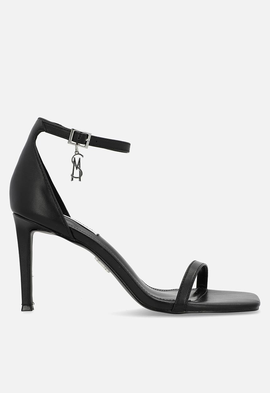 Steve Madden - Pivotal barely there heel - black leat