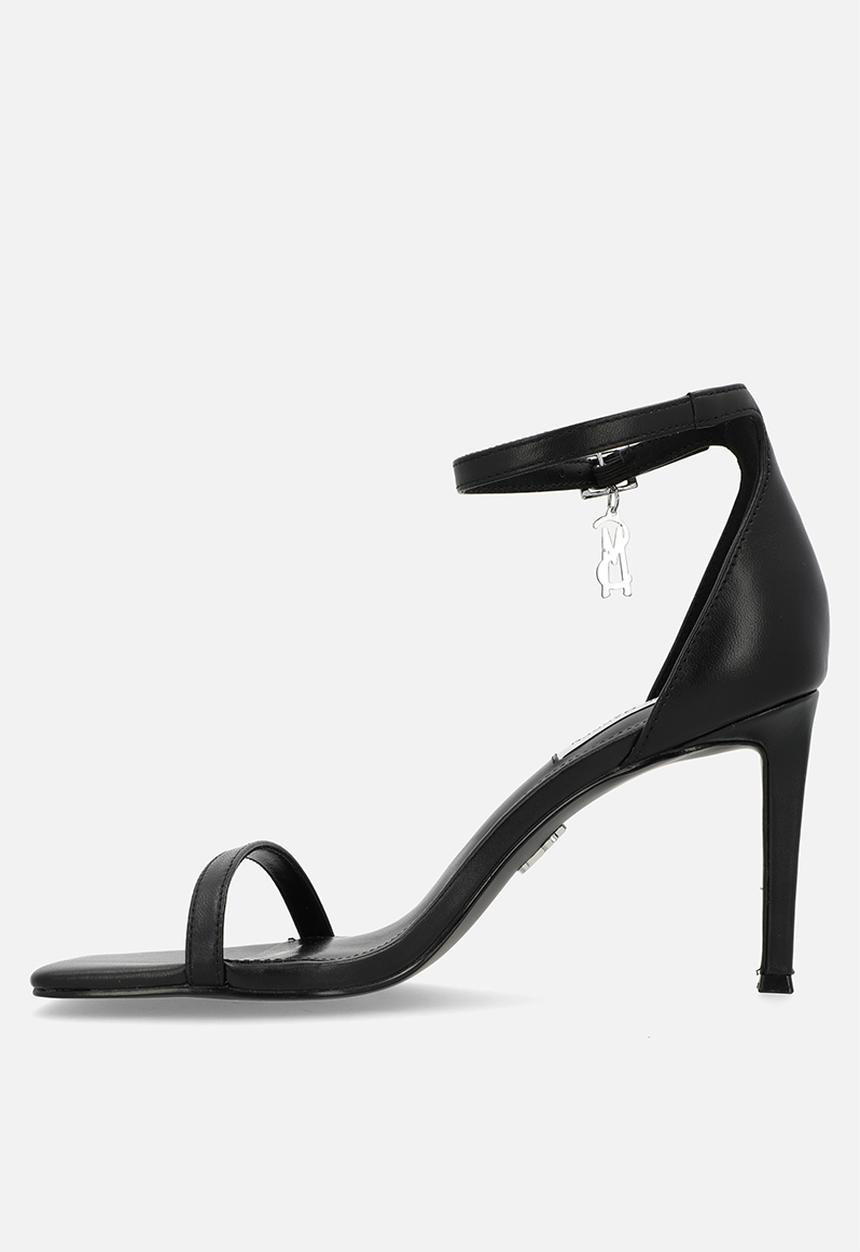 Steve Madden - Pivotal barely there heel - black leat