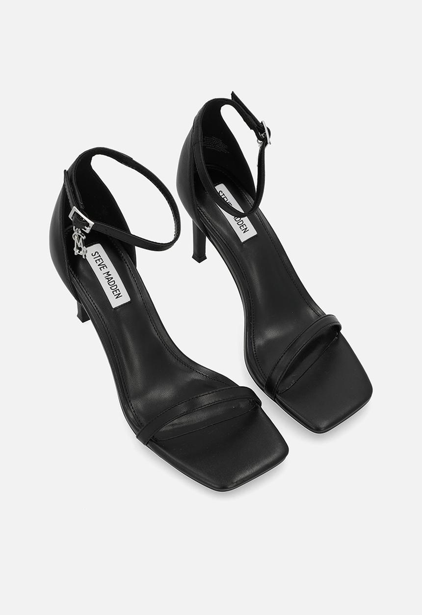 Steve Madden - Pivotal barely there heel - black leat