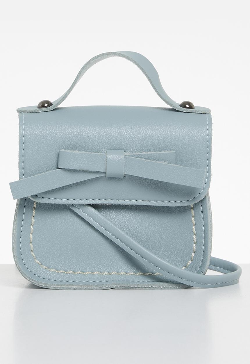 Pop Candy - Mini bow decor bag - aqua blue