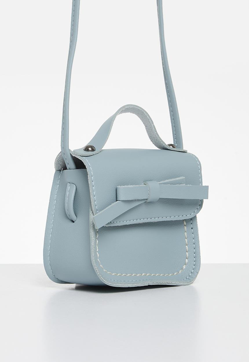 Pop Candy - Mini bow decor bag - aqua blue