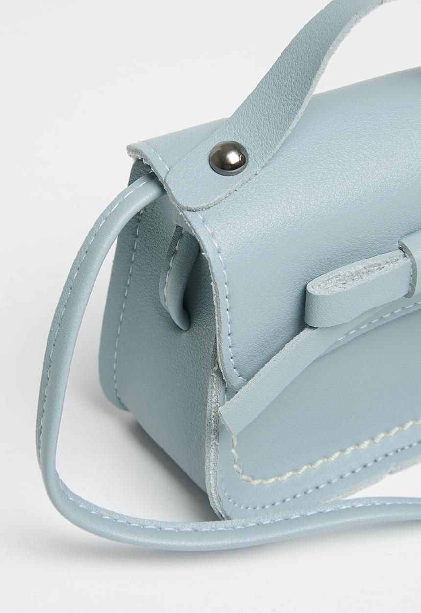 Pop Candy - Mini bow decor bag - aqua blue
