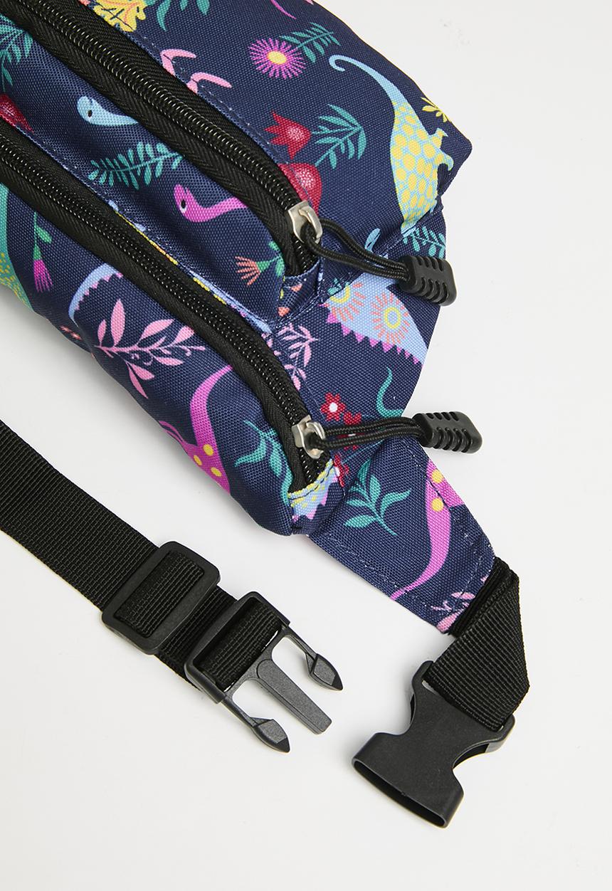 Pop Candy - Dino print moonbag - blue